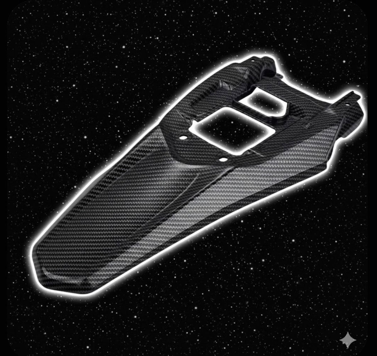 Hyperbee Rear Fender Ultra Bee Carbon Fiber Style Back Fender – LBXWRAPS